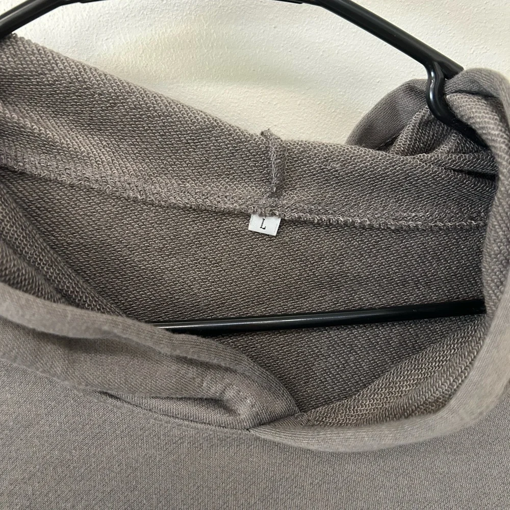 Men's Gray Hoodie with Blue and Red Pattern - Picture 3 of 3